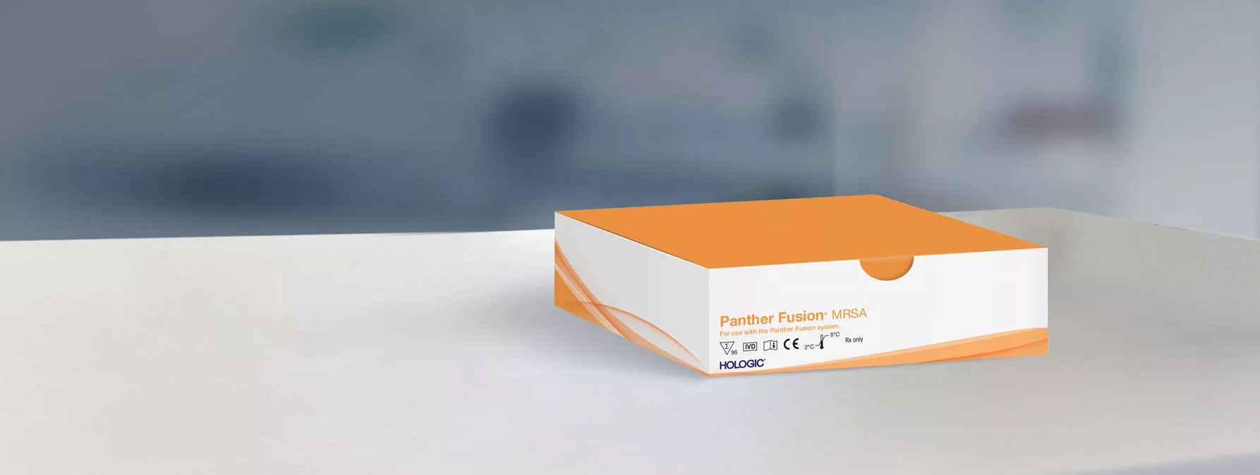 Panther Fusion® MRSA assay on white background
