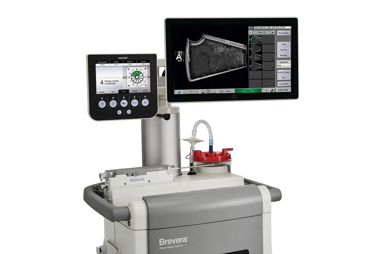 image de moniteurs Brevera avec aiguilles