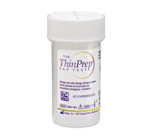 Hologic ThinPrep® PreservCyt Collection Vials in white background
